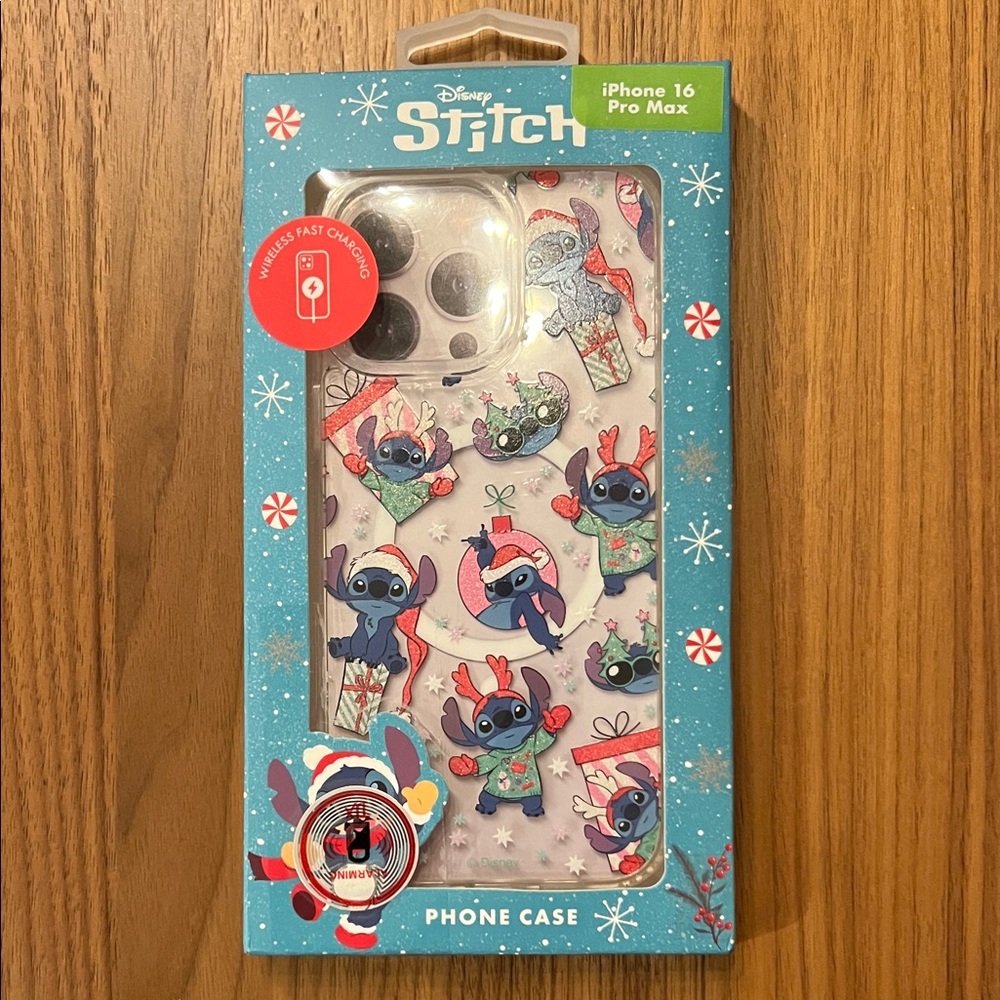 Disney Stitch iPhone 16 Pro Max Case - Blue and Red